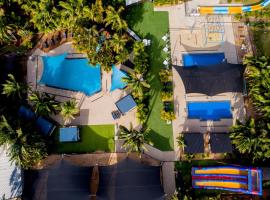 Solitary Islands Resort: Wooli şehrinde bir otoparklı otel