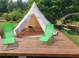 Glamping Fluffy Horns - Glempings Pūkainie Ragi, glamping site in Plieņciems