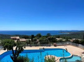 STUDIO POOL HOUSE 2 ETOILES VUE MER PANORAMIQUE AMAZING SEA VIEW WIFI LINGE LINEN INCLUS AIRCONDITIOn