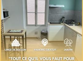 Logement Cosy avec stationnement gratuit, overnattingssted med kjøkken i Troyes