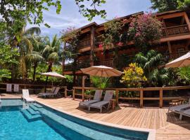 Hotel Posada Seremein ,West Bay ,Roatan、ウェスト・ベイのキッチン付きホテル
