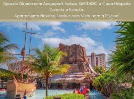 Spazzio Diroma com entrada ao Acquapark ILIMITADO, hotel near Natural Park of Goias, Caldas Novas