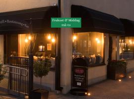Hotell Aqva Restaurang & Bar Ett Biosfärhotell med fokus på hållbarhet, hotel v destinaci Mariestad