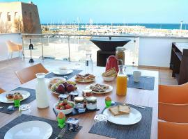 THE VIEW B&B, terrace & more: San Foca'da bir Oda ve Kahvaltı