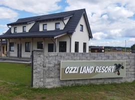 OZZI LAND Resort, hotel with parking in Sobącz