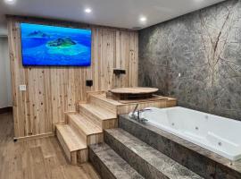 Luxury suite with Sauna and Spa Bath - Elkside Hideout B&B – kwatera prywatna 