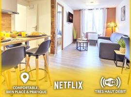Le Sabot - Netflix/Wi-Fi Fibre/Terasse - 4 pers, apartma v mestu Banassac