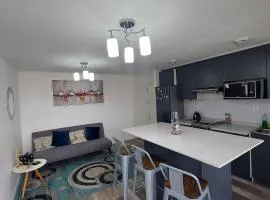 Departamento full equipado con vista al mar