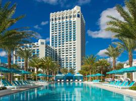Hilton Orlando Buena Vista Palace - Disney Springs Area, hotelli Orlandossa lähellä maamerkkiä The Landing at Disney Springs -viihdekeskus