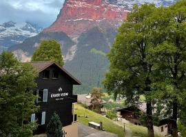 Eiger View Alpine Lodge, chalet i Grindelwald