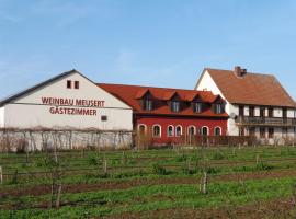 Weinbau & Pension – Familie Birgit und Bernhard Meusert, viešbutis mieste Folkachas