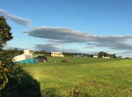 Carreg y Gwynt Campsite - Touring and tent pitches, tjaldstæði í Llanarth