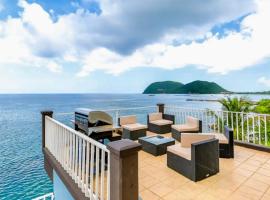 Holiday Apartment Dominica，Glanvillia的海濱度假屋
