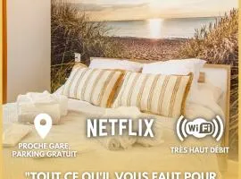 Soleil d'Été - Netflix & Wifi - Balcon - Climatisation - Parking Gratuit - check-in 24H24 - Emplacement Vélos - GoodMarning