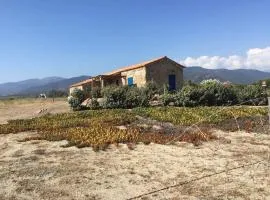 Golfe de Sagone Plage du Liamone Maison pieds dans l'eau