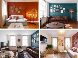 Bohemian Bakoua & Chesterfield Cottage, hyper-centre, hotell i Metz