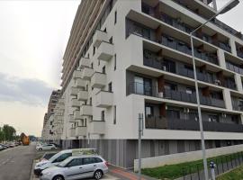 1 room Apartment with terrace, Slnečnice, 18B, khách sạn giá rẻ ở Bratislava