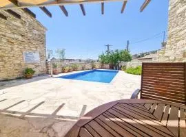 Poolside Escape Studio In Skarinou Village with Pool facilities
