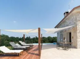 Villa Krug with 3 br and a pool immersed in nature near Buje