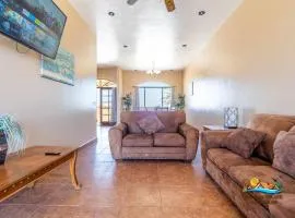 Family resort home, pools, tennis, clean shady beach and family golfing