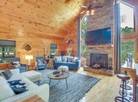Upscale Coosawattee Cabin with Hot Tub and Fire Pit!