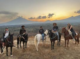 Vive en un rancho, hôtel pour les familles à Puebla