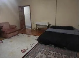 A private room with double bed