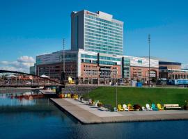 Buffalo Marriott at LECOM HARBORCENTER, accessible hotel in Buffalo