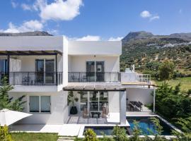 Modern villa Casa Filo Verde with private pool & Bbq,200m from the beach, beach rental in Plakias