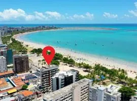 SEA TOWER 204 -Duplex Beira-Mar/quarto climatizado