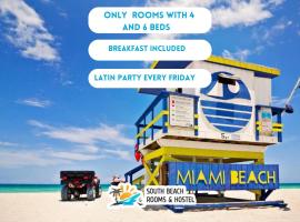 South Beach Rooms and Hostel, hotel in Miami Beach