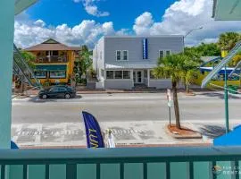 ON Flagler Avenue! Dog Friendly with Balcony and Parking Walk to the Beach!