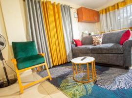 Tom Mboya Estate - Fast WI-FI, Netflix and Parking 1Br Apartment in Kisumu Town, hotel v destinaci Kisumu