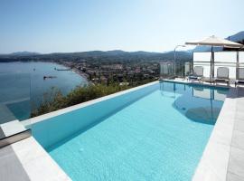 Exquisite Corfu Retreat - 3 Bedrooms - Villa Lucas Pyrgi - Panoramic Sea Views - Private Pool, hotell i Pyrgi
