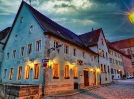 Viesnīca Hotel Schwarzer Adler pilsētā Rotenburga pie Tauberes