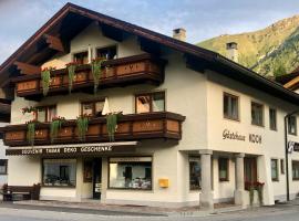 Gästehaus Koch, hotel malapit sa Biliglift, Berwang