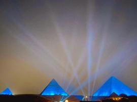 mesho falcon Pyramids view inn，開羅獅身人面像附近的飯店