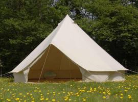 Badgers Burrow, kamp sa luksuznim šatorima u gradu Colwall