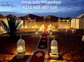 Ahlam Luxury Camp, tented camp en Merzouga