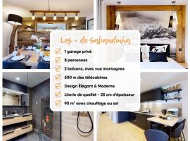 Viesnīca Élégant et Moderne avec Vue Montagne au Coeur de Paradiski - Garage - 8pers - 90m2 - Sabaudinha pilsētā Šampaņī
