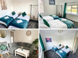 Perfect for Contractors & Families! 7 Beds Free Parking, apartment in Birmingham