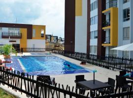 Moderno apartamento con vista inigualable, hotel en Dosquebradas