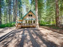 Peaceful Leavenworth Cabin with Deck and Fire Pit!
