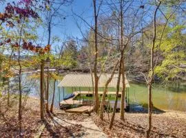 Waterfront Lake Hartwell Home w/ Dock & Fire Pit