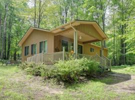Secluded Farwell Cabin with Fire Pit and Gas Grill!, hotel a Lake