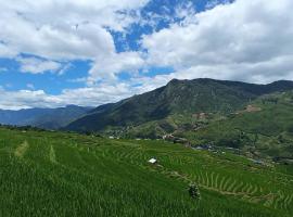 Sapa terraces, cottage in Sapa