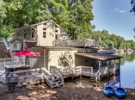 Lovely Lake Lure Retreat with Hot Tub and Boat Dock!