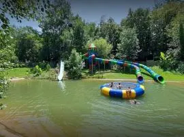 Camping le Moulin de David -Gaugeac Monpazier 24540 - Cabane -Mobil-home 3 et 2 chambres