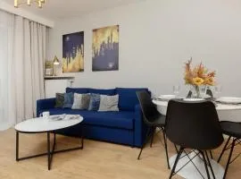 Modern Apartment with Balcony Mokotów Business Centre by Noclegi Renters