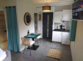 Chambre avec cuisine, entrée et terrasse privée !